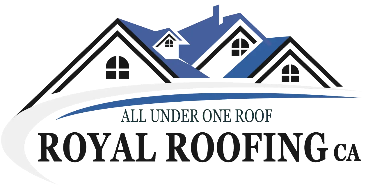 royal roofing california logo all under one roof